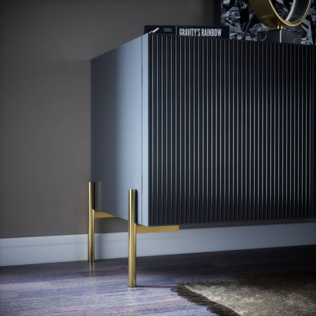 Upcycle Sideboard Legs, Credenza Tv Stand Buffet Retro Legs, Industrial Furniture Legs - image 1