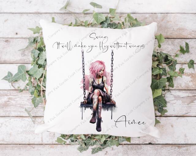 Mood Swing Cushion, Friend Gift, Teenager Motivational Gothic Girl Gift For - image 1