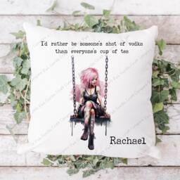 Mood Swing Cushion, Friend Gift, Teenager Motivational Gothic Girl Gift For - thumbnail 2