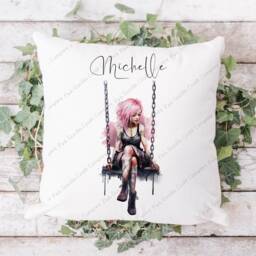 Mood Swing Cushion, Friend Gift, Teenager Motivational Gothic Girl Gift For - thumbnail 4