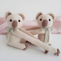 Animal Curtain Tie Backs Koala Tieback Nursery Decor Nursery Baby Holder - thumbnail 4