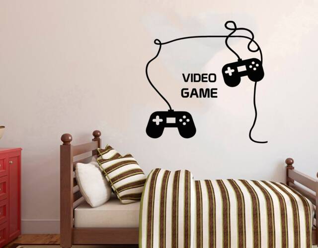 Gamer Controller Wall Decal Video Game Room Decor 2920 - image 1