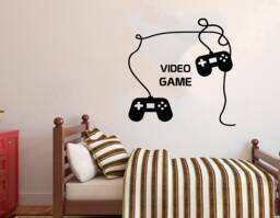 Gamer Controller Wall Decal Video Game Room Decor 2920 - thumbnail 1