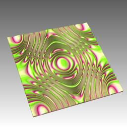 Dez129 Seamless Wall Panel 3D Model For Cnc Machining With Software Vectric Aspire, Cut3D, Artcam - thumbnail 3