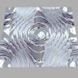 Dez129 Seamless Wall Panel 3D Model For Cnc Machining With Software Vectric Aspire, Cut3D, Artcam - thumbnail 4