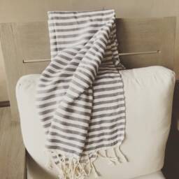 Multi Functional Turkish Towels Soften After Each Wash . 100 Percent Turkish Cotton. Breathable, Lightweight, Durable Perfect Gift - thumbnail 2