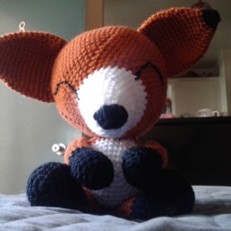 Crochet Fox/Baby Shower Gifts Newborn Gift - thumbnail 2