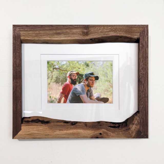 Walnut Live Edge Picture Frame. Custom Sizing - image 1