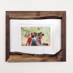 Walnut Live Edge Picture Frame. Custom Sizing - thumbnail 1