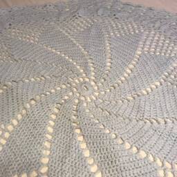 Lacy Blue Baby Blanket - thumbnail 2