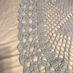 Lacy Blue Baby Blanket - thumbnail 3