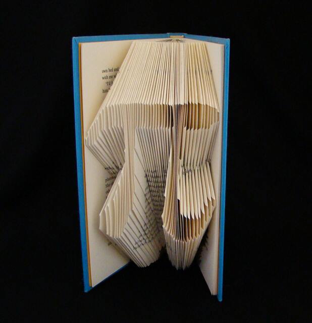 Pi 3.14 Irrational Stars Hearts & Symbols Folded-Book Art Sculpture - image 1