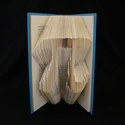 Pi 3.14 Irrational Stars Hearts & Symbols Folded-Book Art Sculpture - thumbnail 3