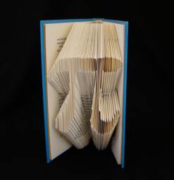 Pi 3.14 Irrational Stars Hearts & Symbols Folded-Book Art Sculpture - thumbnail 1