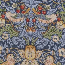 Hand Made Storage Footstool in William Morris Strawberry Thief Tapestry Fabric - thumbnail 4