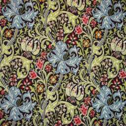 Custom Made To Measure Roman Blind Shade William Morris Golden Lily Ebony Hand Crafted - thumbnail 3