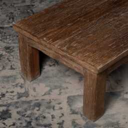 Reclaimed Wood Coffee Table Rustic Farmhouse Center Table - thumbnail 2