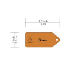 Custom Christmas Gift Name Tags - Personalized Engraved Stocking Ornaments- Holiday Labels - thumbnail 3