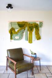 Woven Tapestry Living Room Wall Hanging - Macrame Wool Weaving Wall Art For Home Decor
