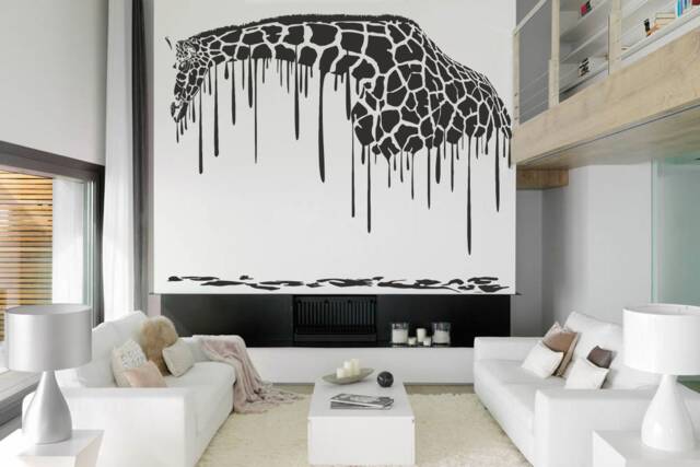 Giraffe Wall Decal Removable Vinyl Decor For Kids T1407 - image 1