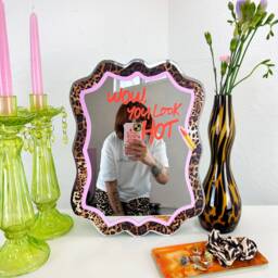 Leopard & Lippy Mirror - 2x Sizes - thumbnail 4