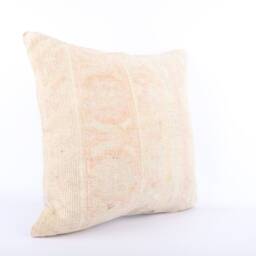 Handmade Turkish Kilim Pillow Cover 20x20 Boho Home Decor - thumbnail 2