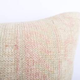 Handmade Turkish Kilim Pillow Cover 20x20 Boho Home Decor - thumbnail 3