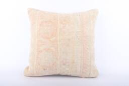 Handmade Turkish Kilim Pillow Cover 20x20 Boho Home Decor - thumbnail 1