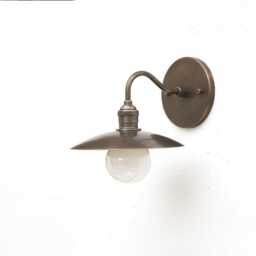 Solid Brass Wall Sconce Light With Brass Shade-Minimal Light, Ul Listed, No.0376 - thumbnail 2