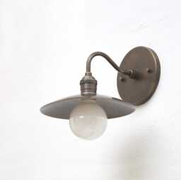 Solid Brass Wall Sconce Light With Brass Shade-Minimal Light, Ul Listed, No.0376 - thumbnail 1