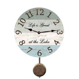 Four Color Lake Clock - Life Is Great At The - thumbnail 3