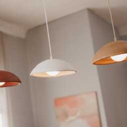 Kitchen Island Pendant Chandelier, Wabi Sabi Lamp, Dinner Table Light, Lamps Ceiling, Housewarming Gift, Hanging Light - thumbnail 2