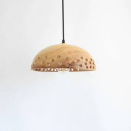 Flush Mount Ceiling Light For Kitchen Island, Scandinavian Pendant Light, Rustic Plug in Chandelier - thumbnail 4