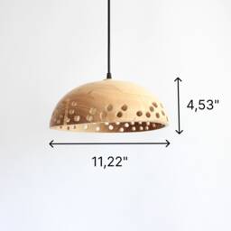 Flush Mount Ceiling Light For Kitchen Island, Scandinavian Pendant Light, Rustic Plug in Chandelier - thumbnail 2