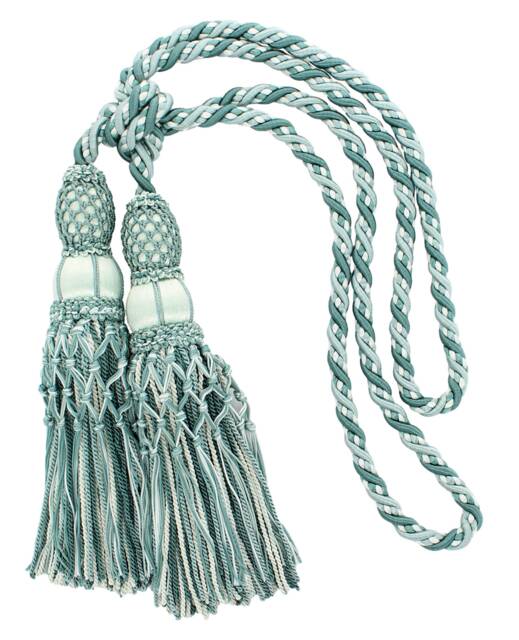 "D??copro Curtain & Drapery Double Tassel Tieback, Length 10"" - 25cm, Spread 38" - image 1