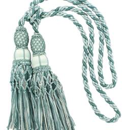 "D??copro Curtain & Drapery Double Tassel Tieback, Length 10"" - 25cm, Spread 38" - thumbnail 2