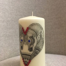 Horse Gift, Valentine Horse Lovers, Personalized Candle, Unique Candle Favor, Gift For Her, Him - thumbnail 2