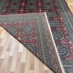 8x12 Pink Color Bokhara Rug - 2.50x3.65 Kids Room Luxury Area Turkish Fine Quality Afghan - thumbnail 4