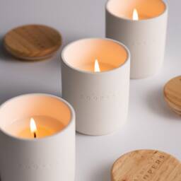 Calm Natural Lavender Candle - Lavender, Bergamot, Ylang Essential Oil 100% Wax Aromatherapy - thumbnail 1
