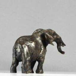 Tiny Giant I, Hand Cast Bronze Elephant Sculpture African Wildlife Art By Kindrie Grove - thumbnail 3
