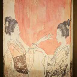Usb Geisha Women - Table Lamp Oriental Design Home Decor Bedside Night Light Gift - thumbnail 3