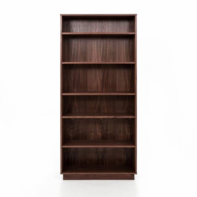 Bookcase, Bookshelf Made Of Walnut Vaneer - Livlo O-R06 - image 1