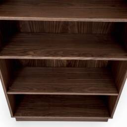 Bookcase, Bookshelf Made Of Walnut Vaneer - Livlo O-R06 - thumbnail 4
