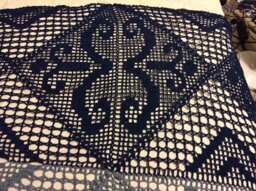 Floral Handmade Crochet Bedspread