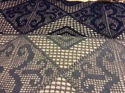 Floral Handmade Crochet Bedspread - thumbnail 3
