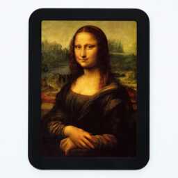 Mona Lisa Leonardo Da Vinci Renaissance Classic Painting Wooden Framed Art Print - thumbnail 2