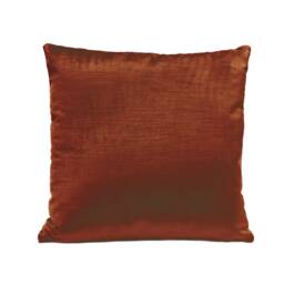 Cinnamon Copper Rust Orange Decorative Throw Pillow Cover, Accent Cushion Covers, Velour Modern Pillowcase, Boho Farmhouse Trendy Pillows