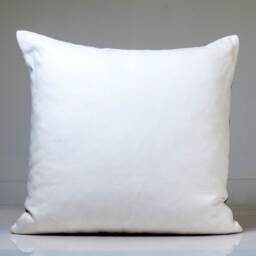 Blue Paisley Pillow Cover, Schumacher Fabric, White Linen Back - thumbnail 4