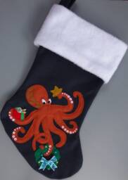 "Octopus Christmas Stocking""All Hands On Deck For Christmas"