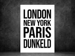Dunkeld Perthshire Iconic Bold Town Scotland Print Poster - Gift Bespoke A5 A4 A3 Framed Or Unframed - thumbnail 1